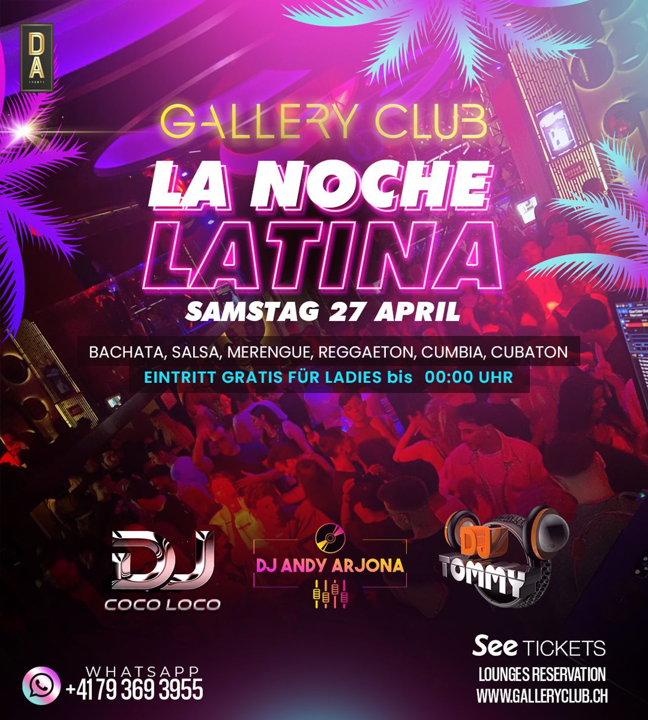 La Noche Latina • Sat 27.04.2024 • Gallery Club