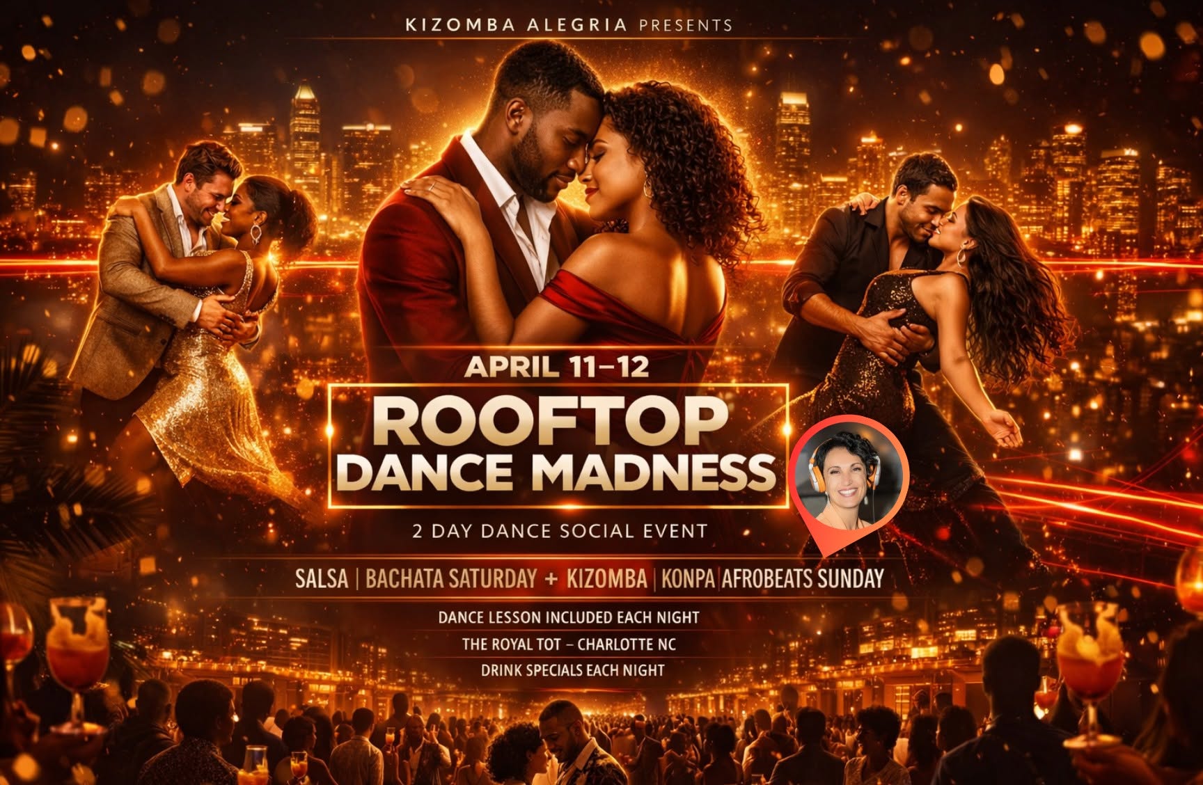 April ROOFTOP Dance Madness - 2 Day Social Event