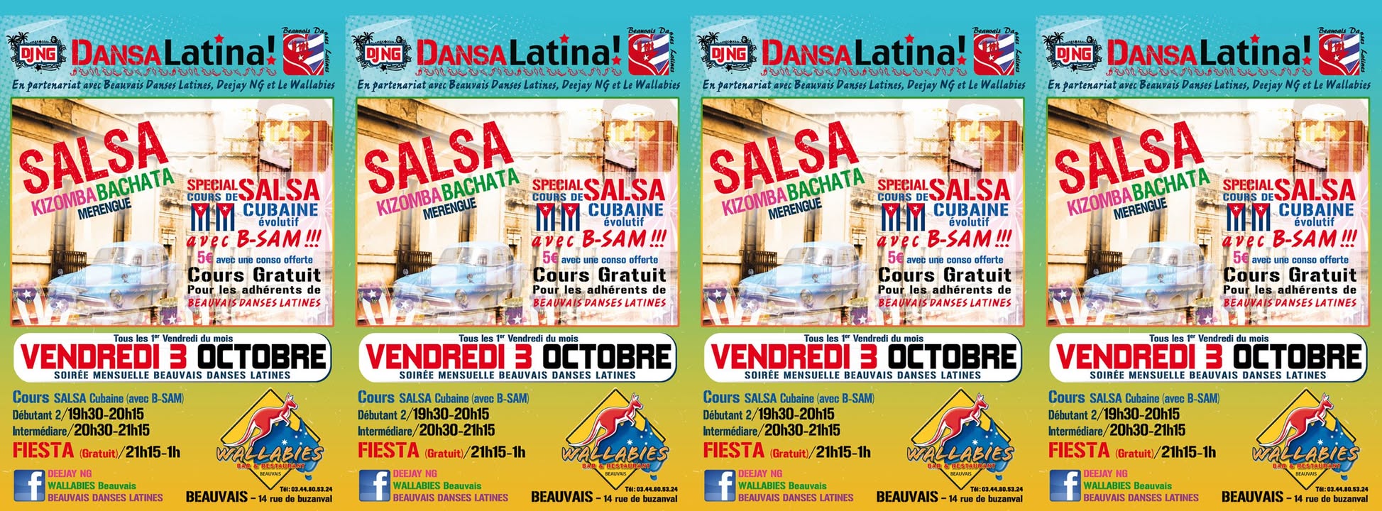 (((>DANSA LATINA!<))) VENDREDI 3 Octobre By DJ NG y BDL