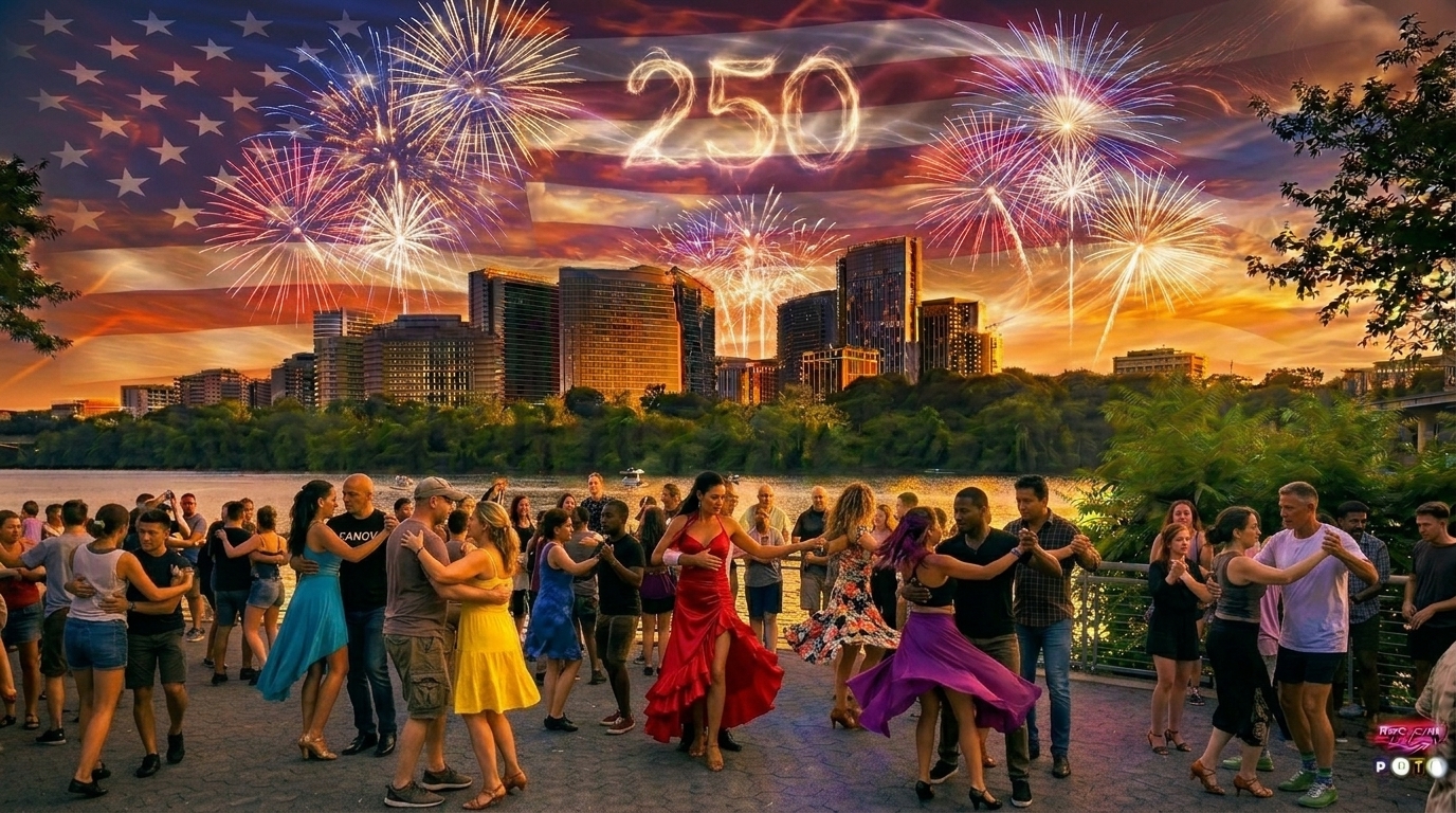 Dancing On The Waterfront-Happy Birthday America