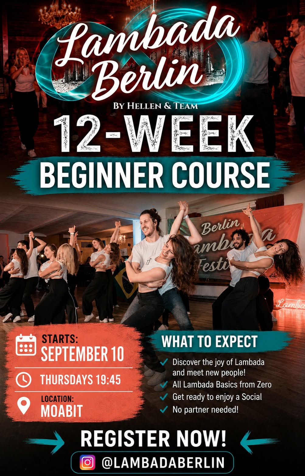 NEW Lambada Beginner Course (12 weeks) Berlin
