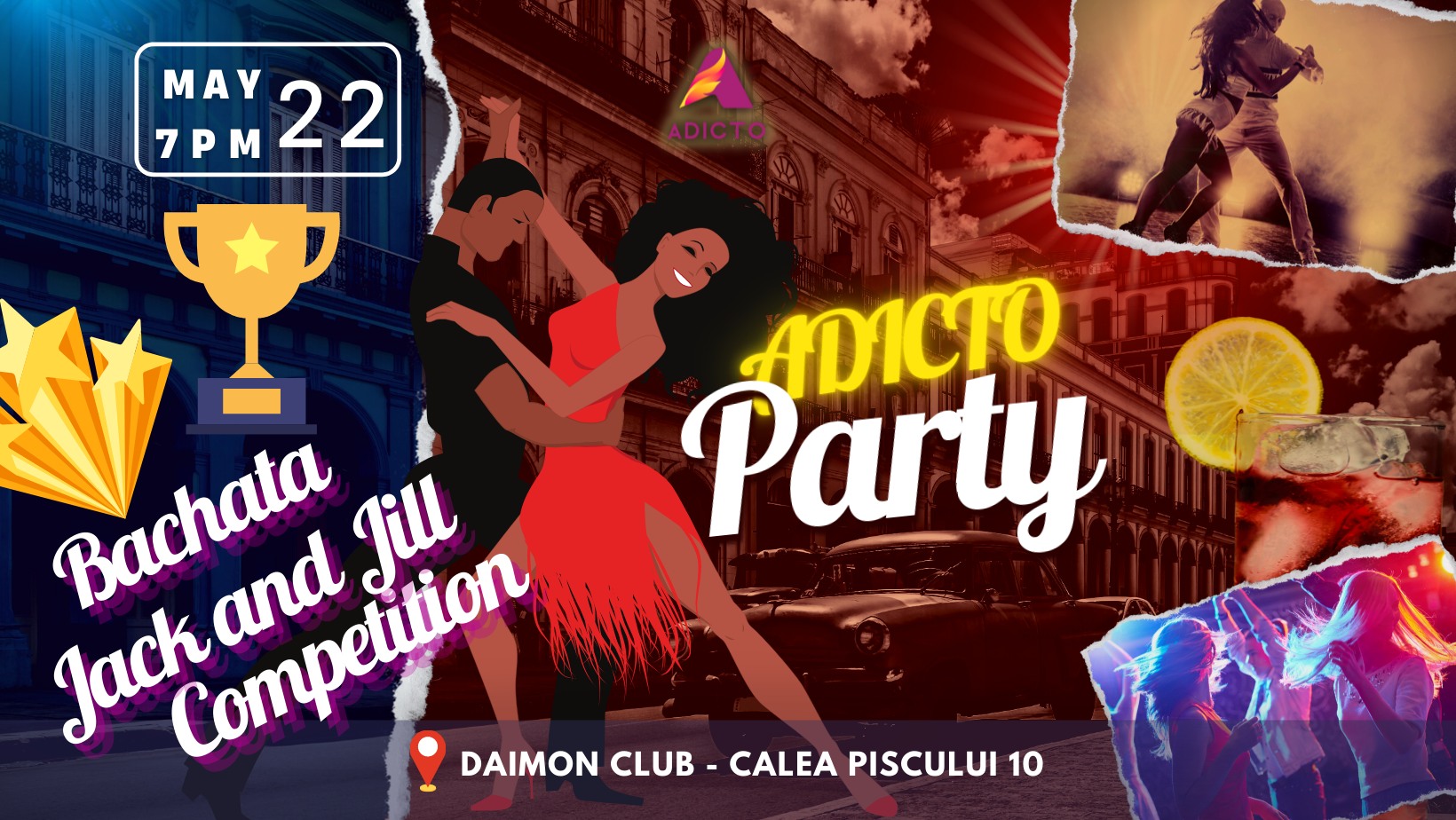 ADICTO PARTY & BACHATA JACK & JILL COMPETITION