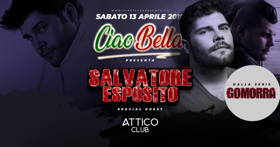 13.4 CIAO BELLA pres: Salvatore Esposito • Attico Club