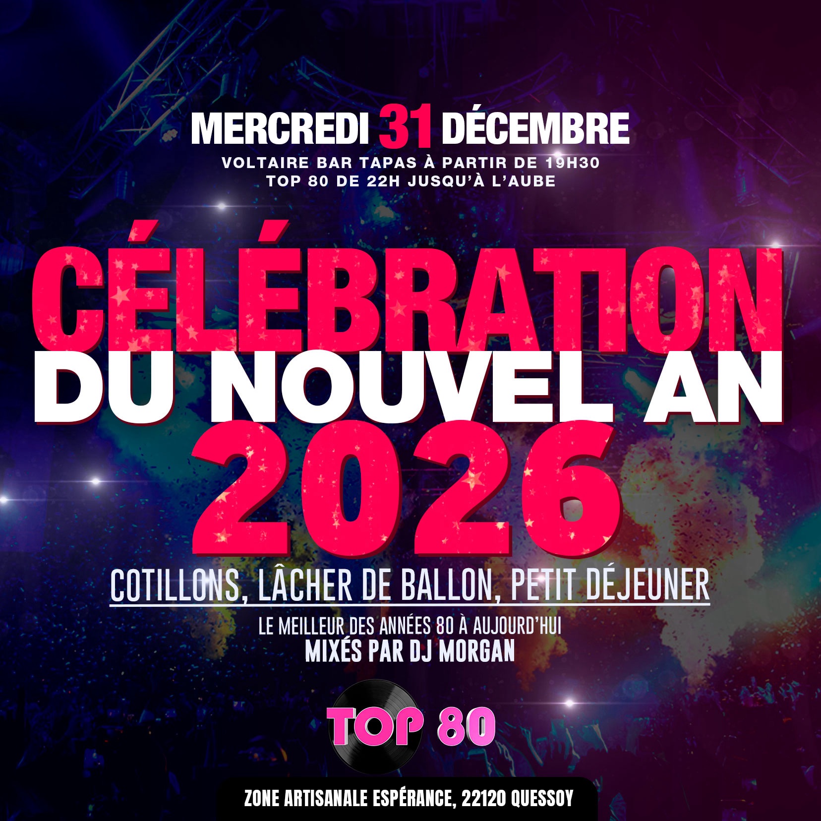 CÉLÉBRATION DU NOUVEL AN 2026 TOP 80