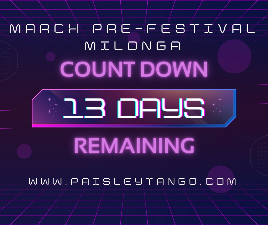 March Pre-Festival Milonga