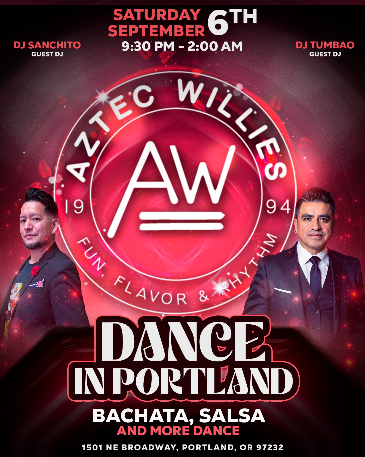 Bachata y Salsa at Aztec Willie's