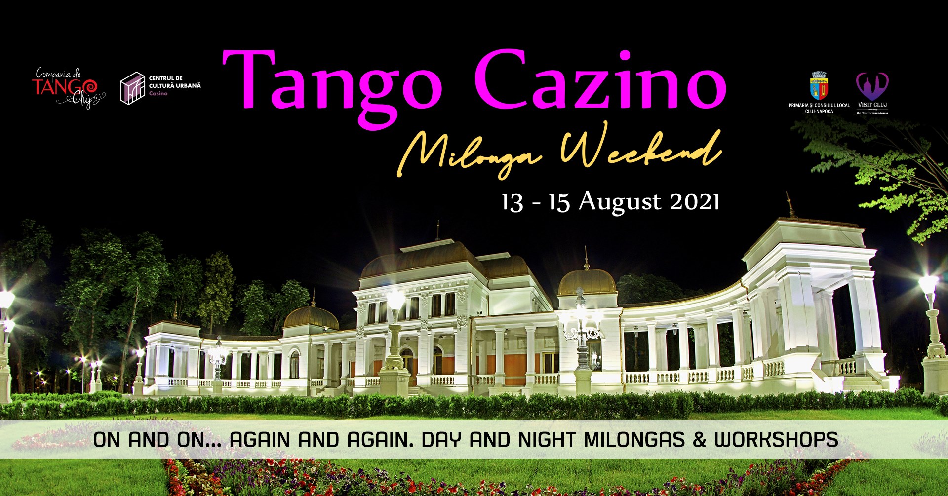 Tango Cazino, Milonga Weekend, 13-15 August 2021