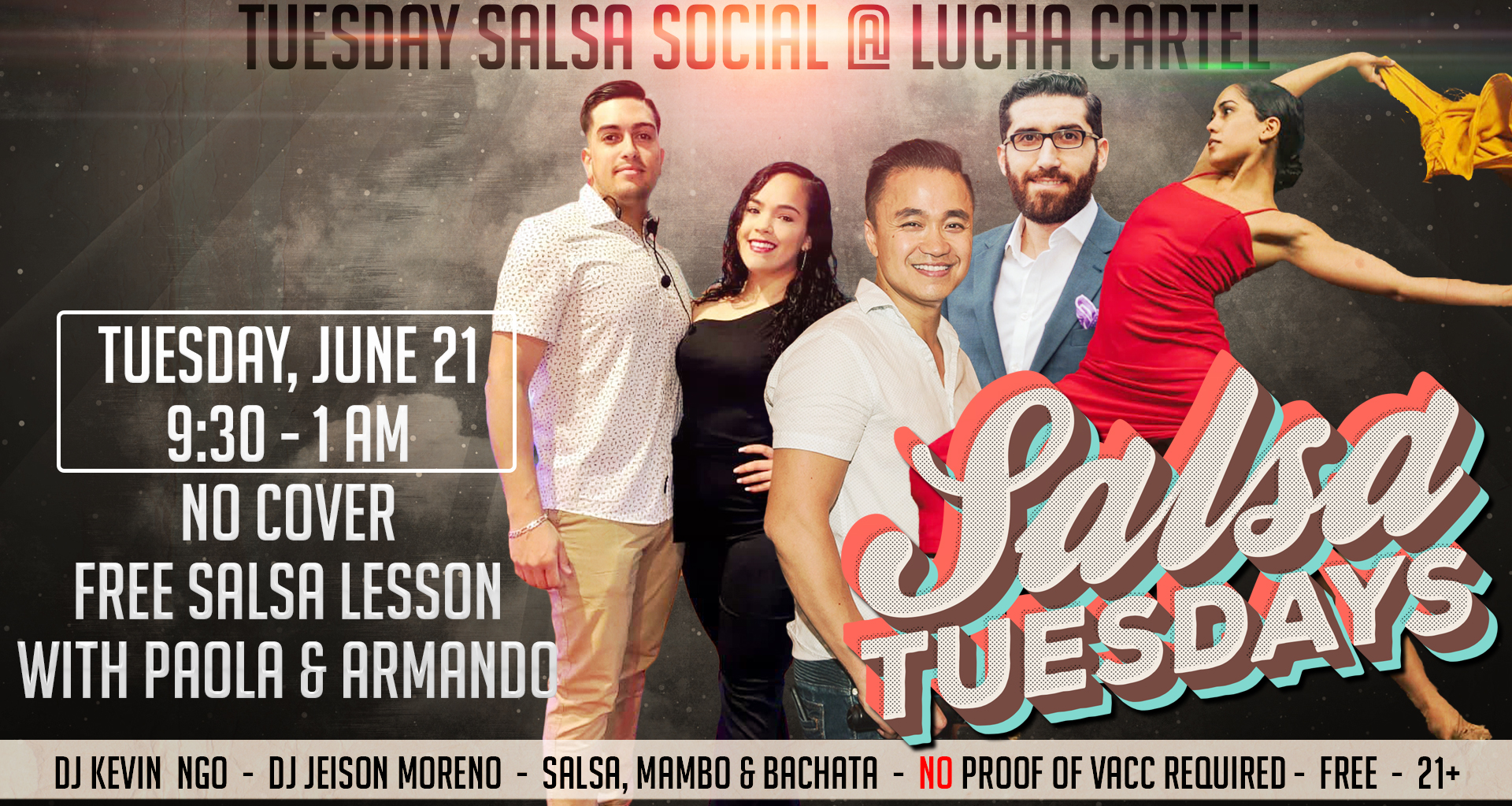 Salsa Tuesdays June 21