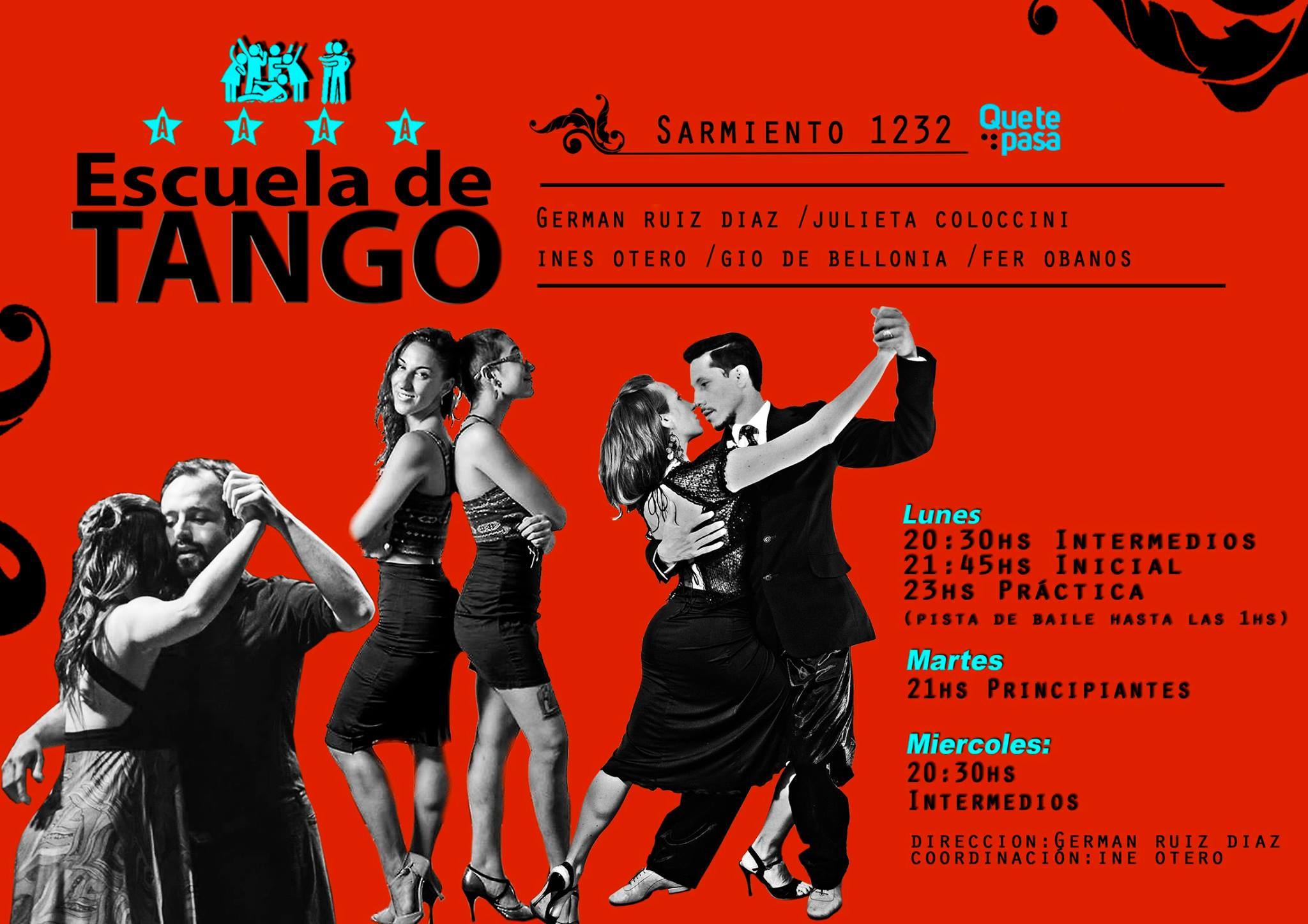 Lunes de Tango, clases y práctica