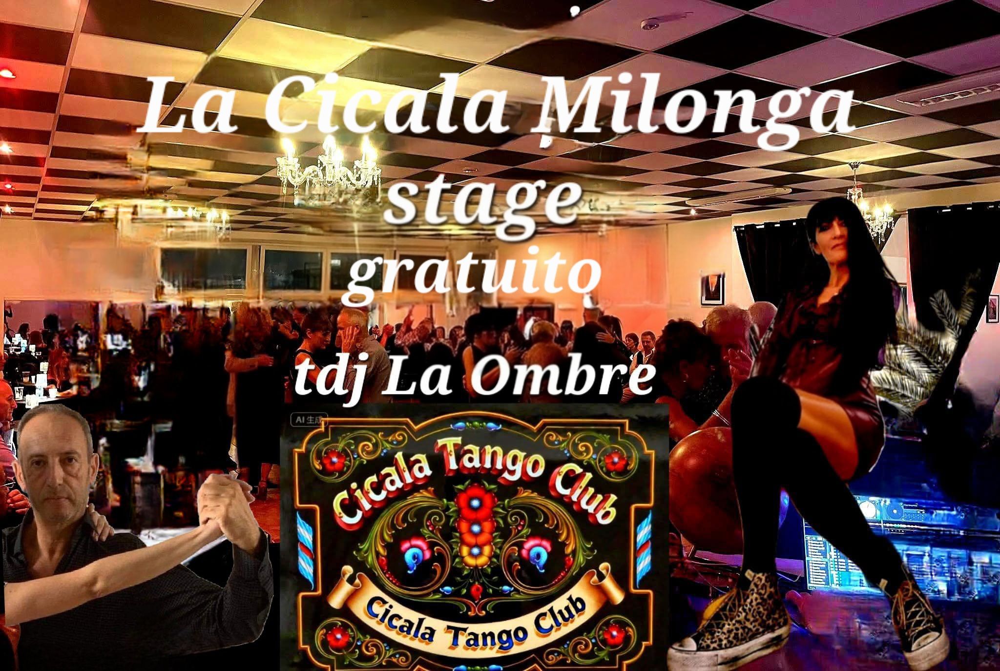 CICALA MILONGA STAGE GRATUITO CON ROMEDIO TDJ LA OMBRE