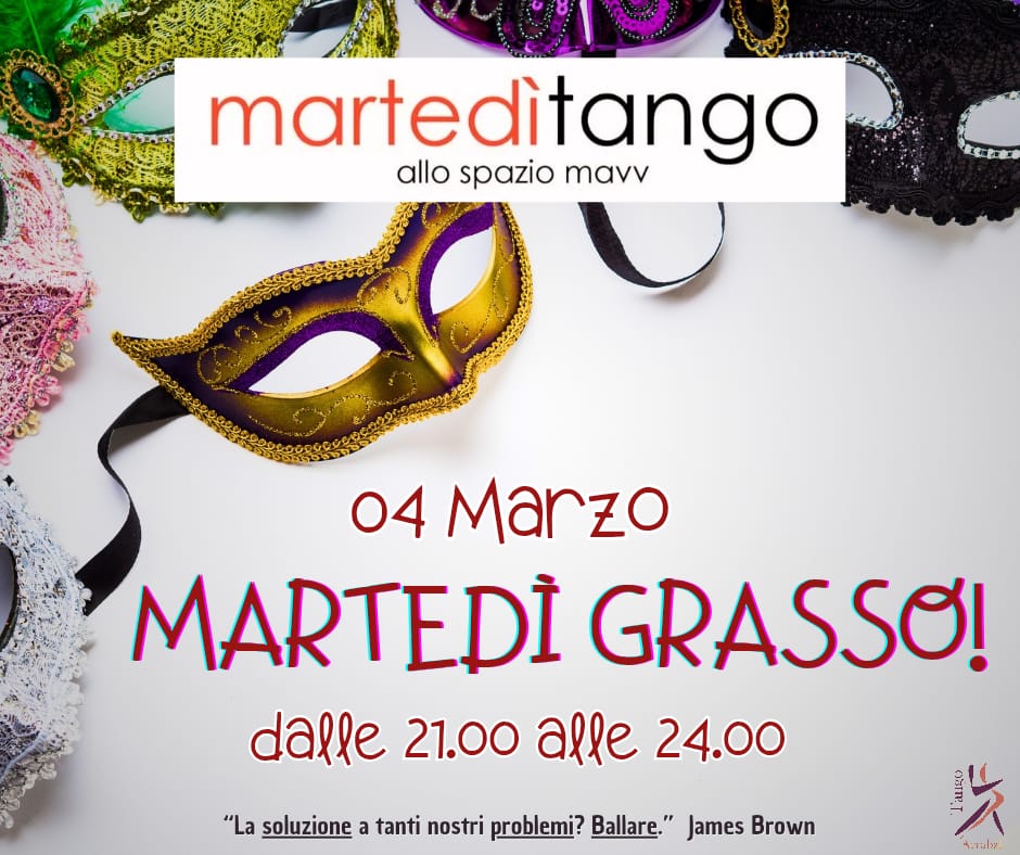 Pratica Martedì Grasso allo Spazio Mavv