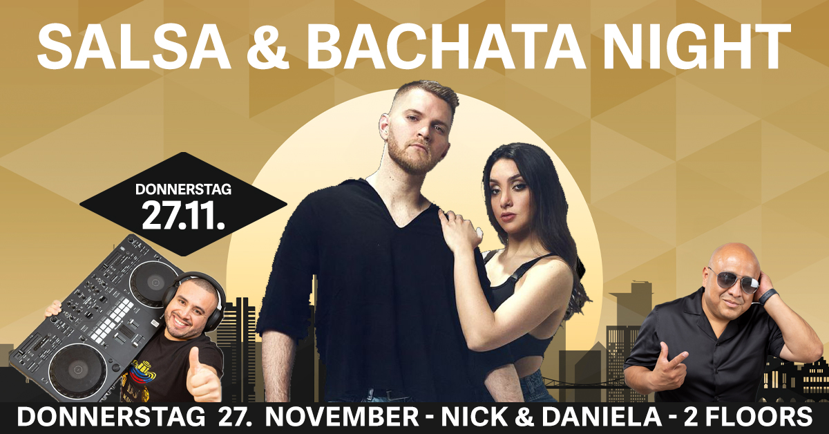 Bachata & Salsa Night im MyZeil - DONNERSTAG 27. NOVEMBER - 2 FLOORS: Salsa & Bachata