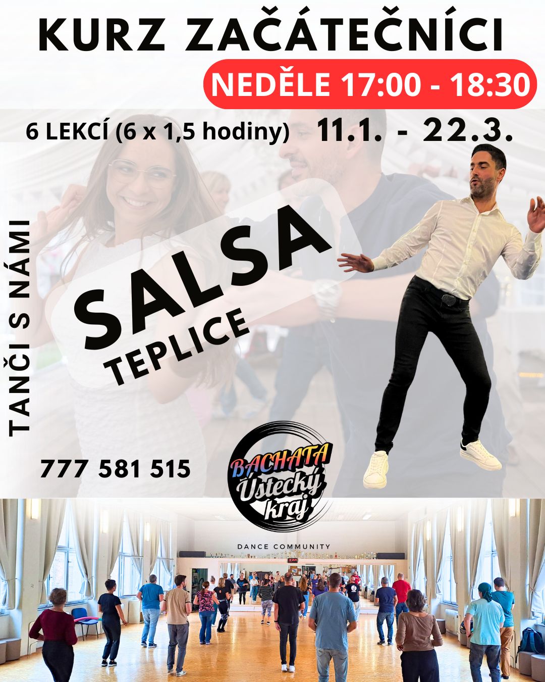 Salsa Kurz Teplice - Začátečníci