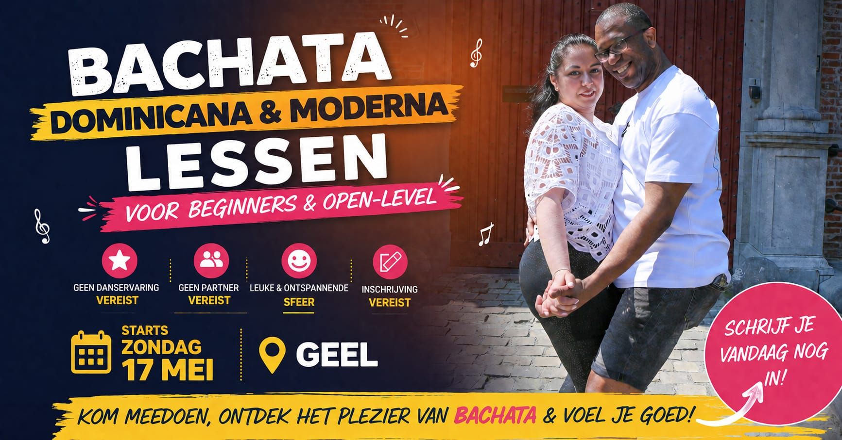 Bachata Dominicana & Moderna Lessen in Geel