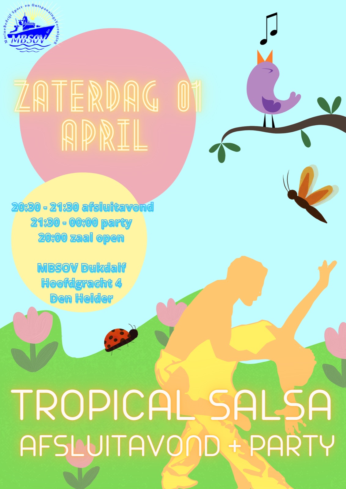Tropical Salsa afsluitavond en Party