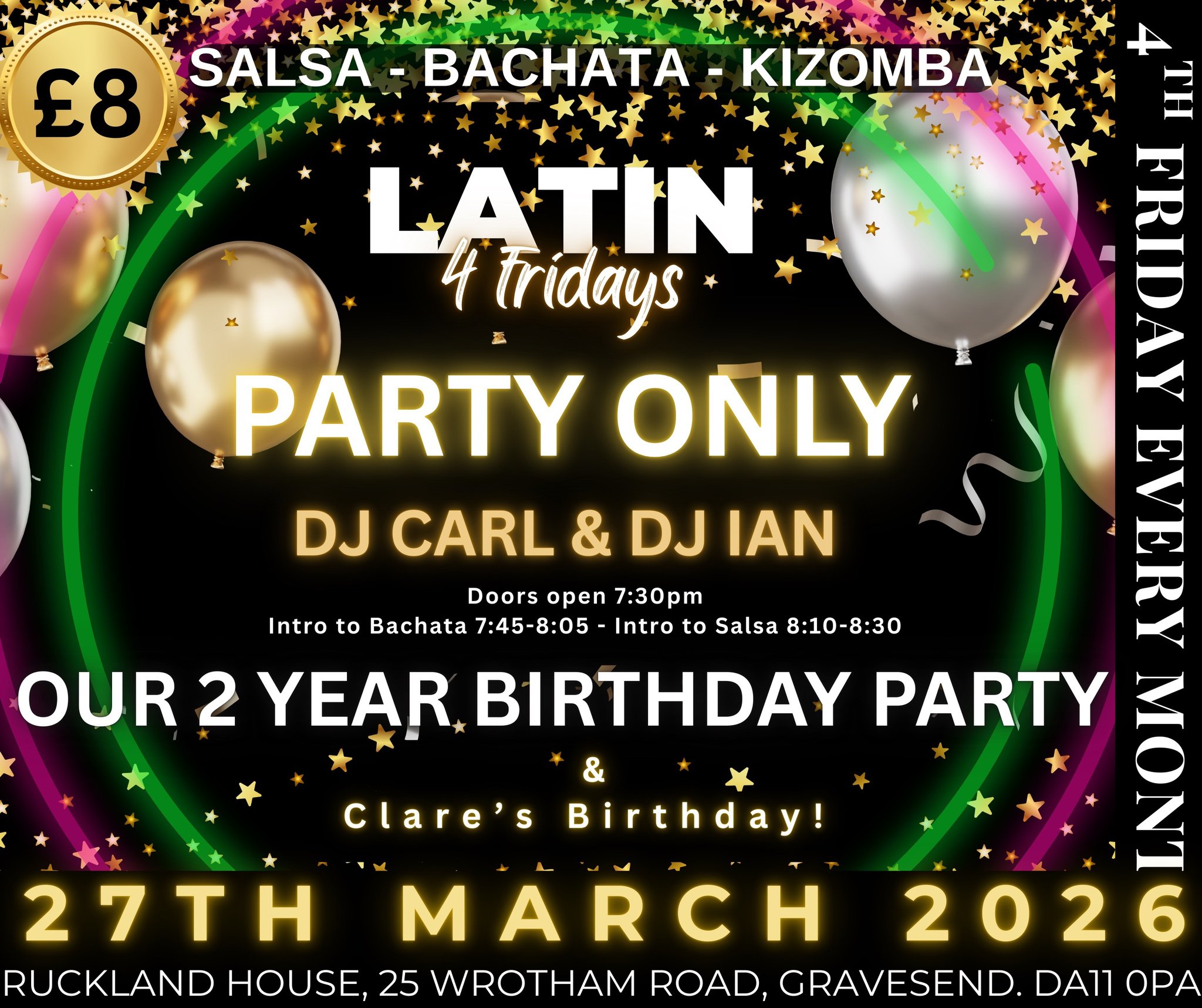 π LATIN4Fridays MARCH Party π