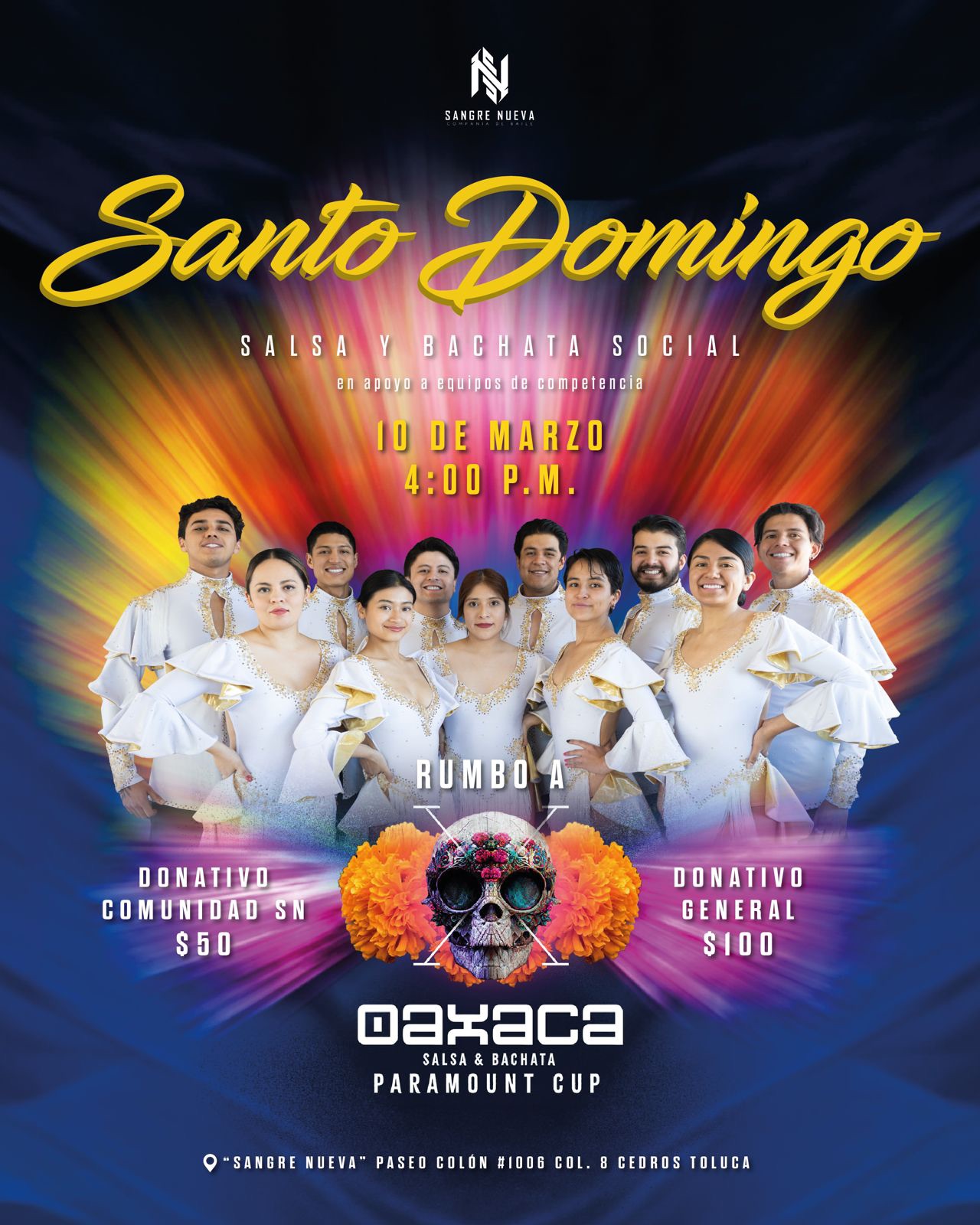 Santo Domingo Salsa & Bachata Social Rumbo a Oaxaca 2024