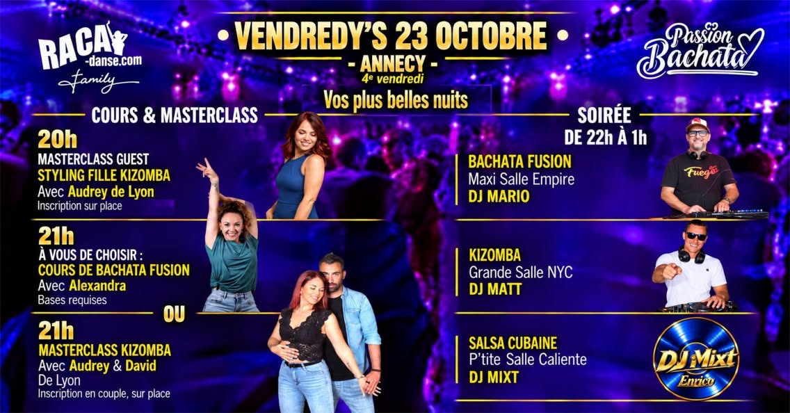 Vendredy's 23 Octobre SBK Annecy