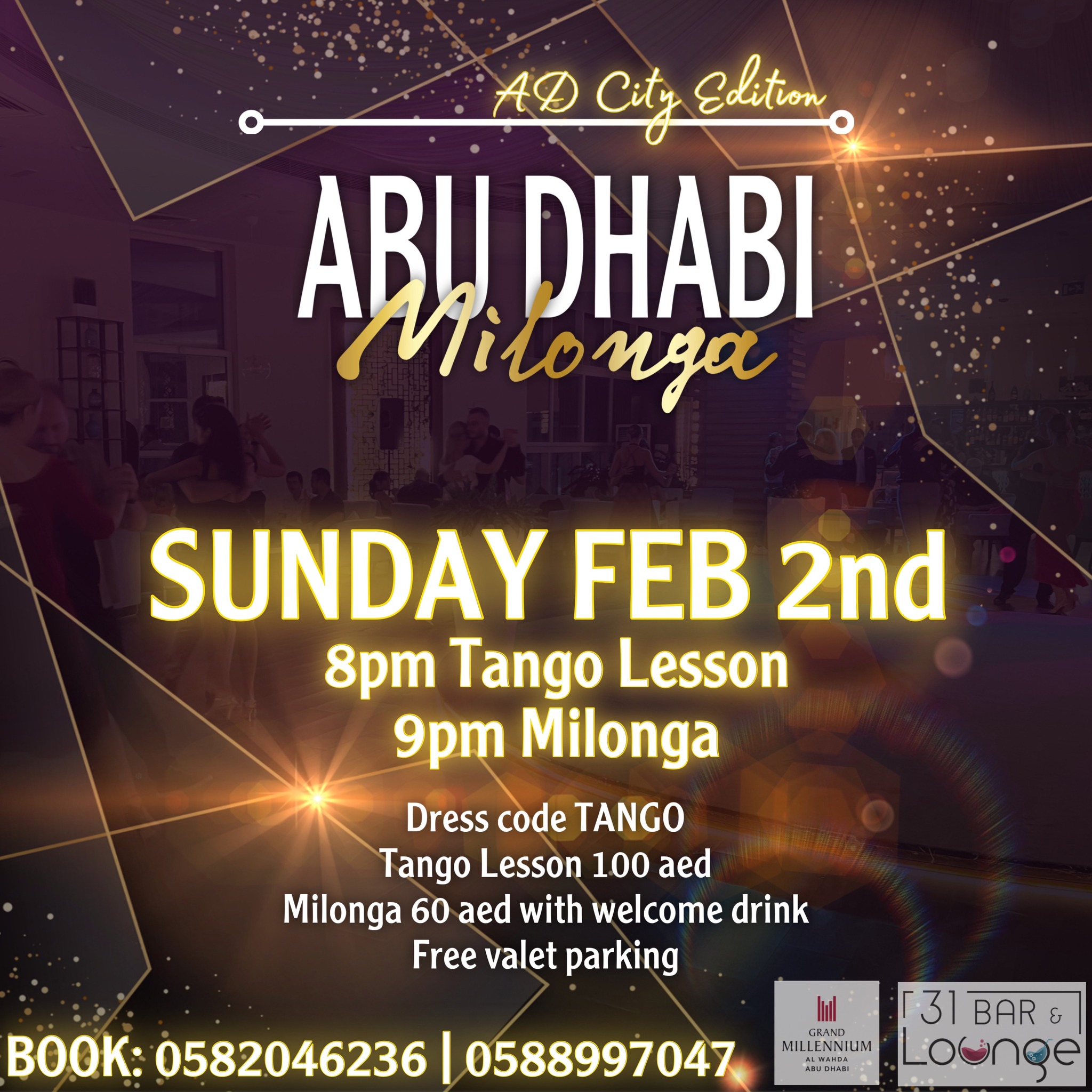 Abu Dhabi Milonga SUN Feb 2n