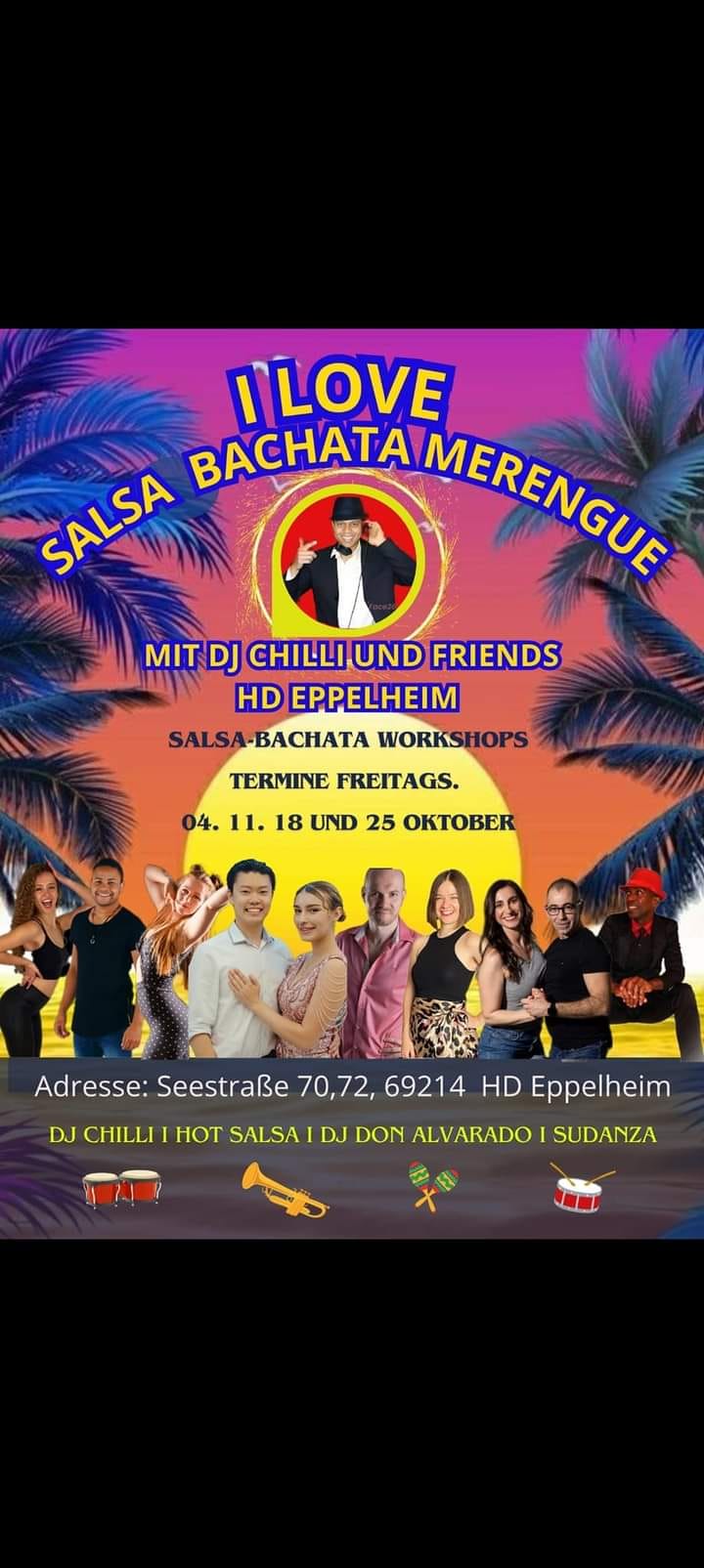 I LOVE SALSA BACHATA MERENGUE PARTY