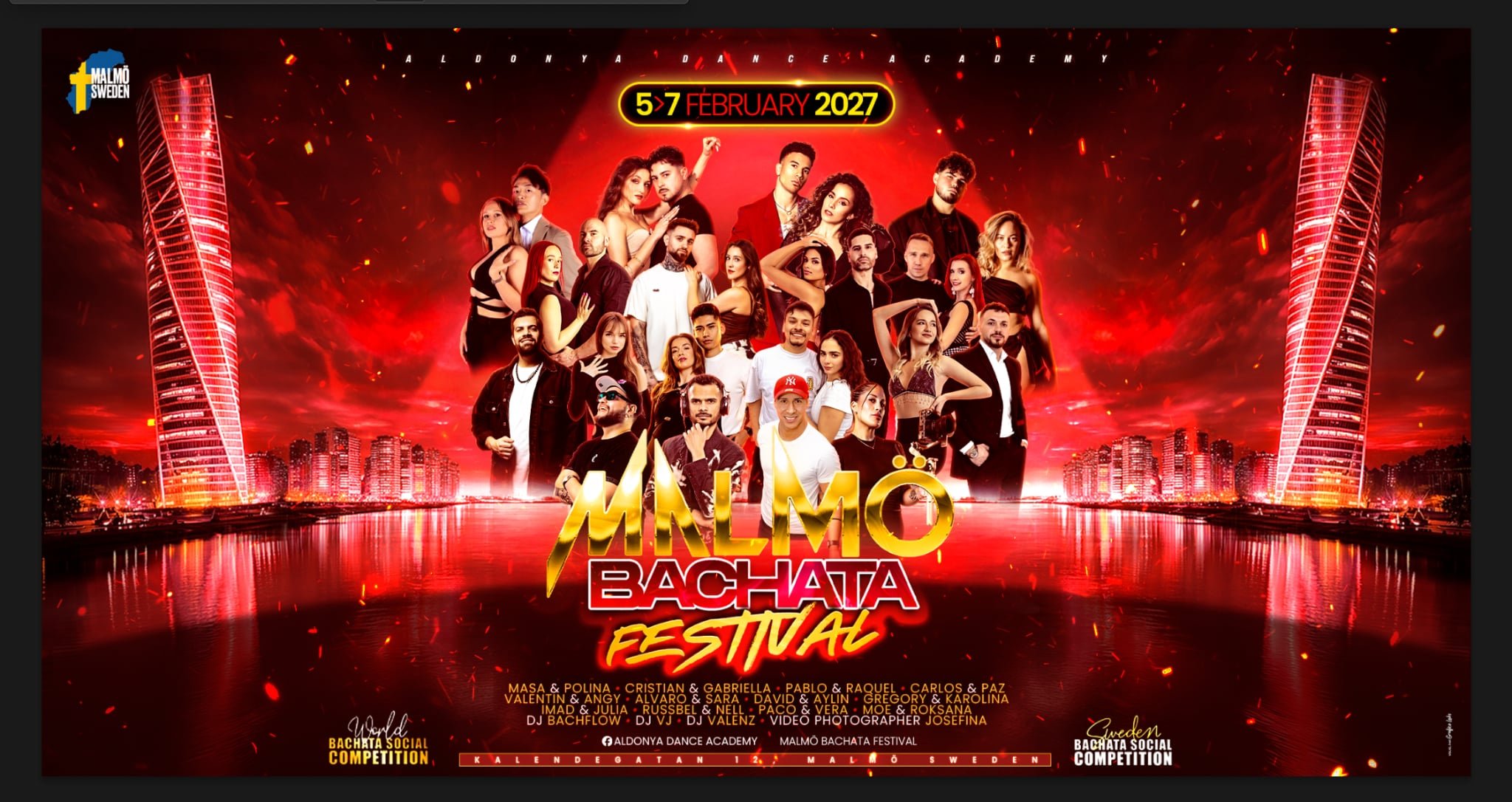 Malmö Bachata Festival (Sweden) - February 2027