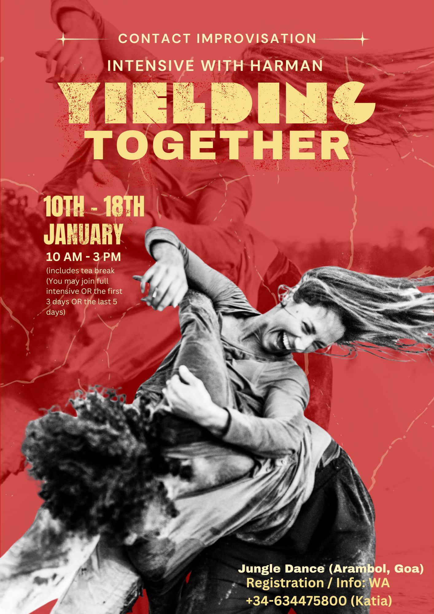 YIELDING TOGETHER - Contact Improvisation Intensive - Goa, India