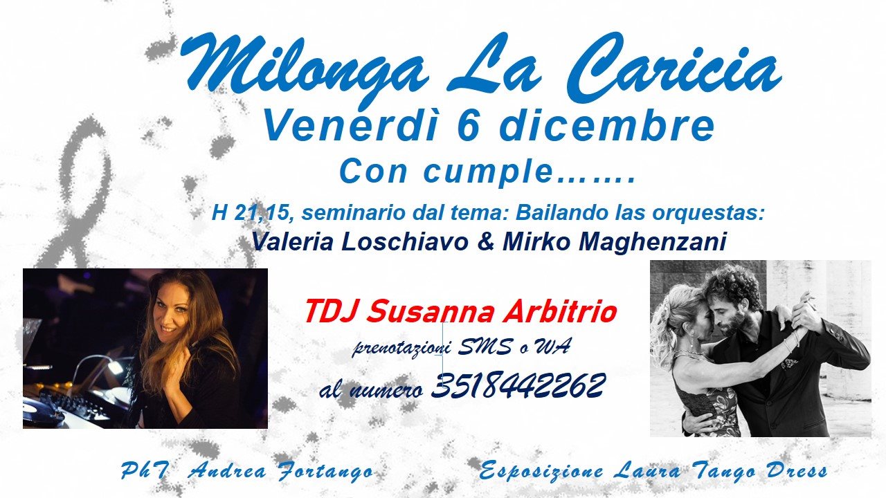 Milonga con compleanno