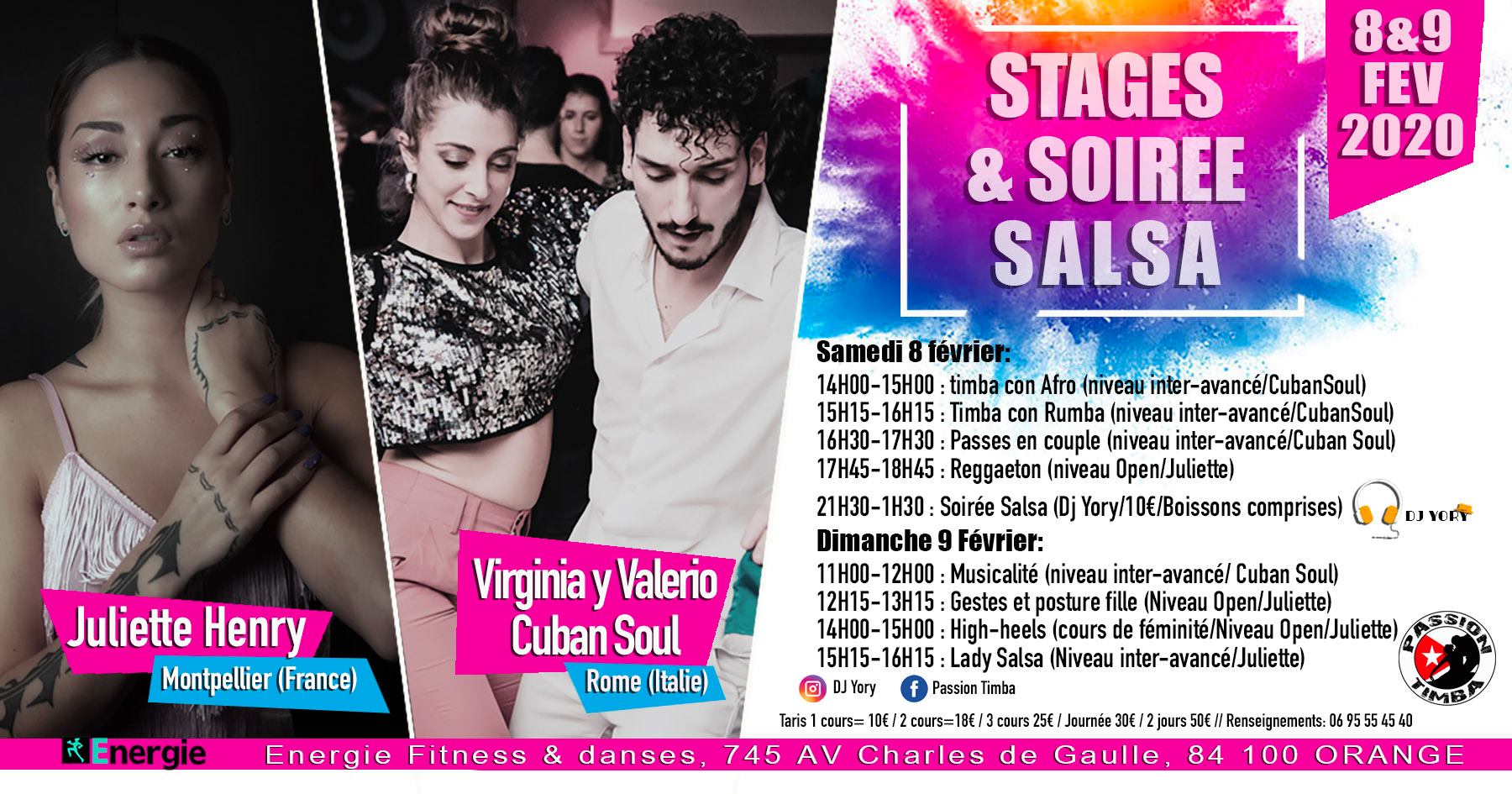 Stages et Soirée