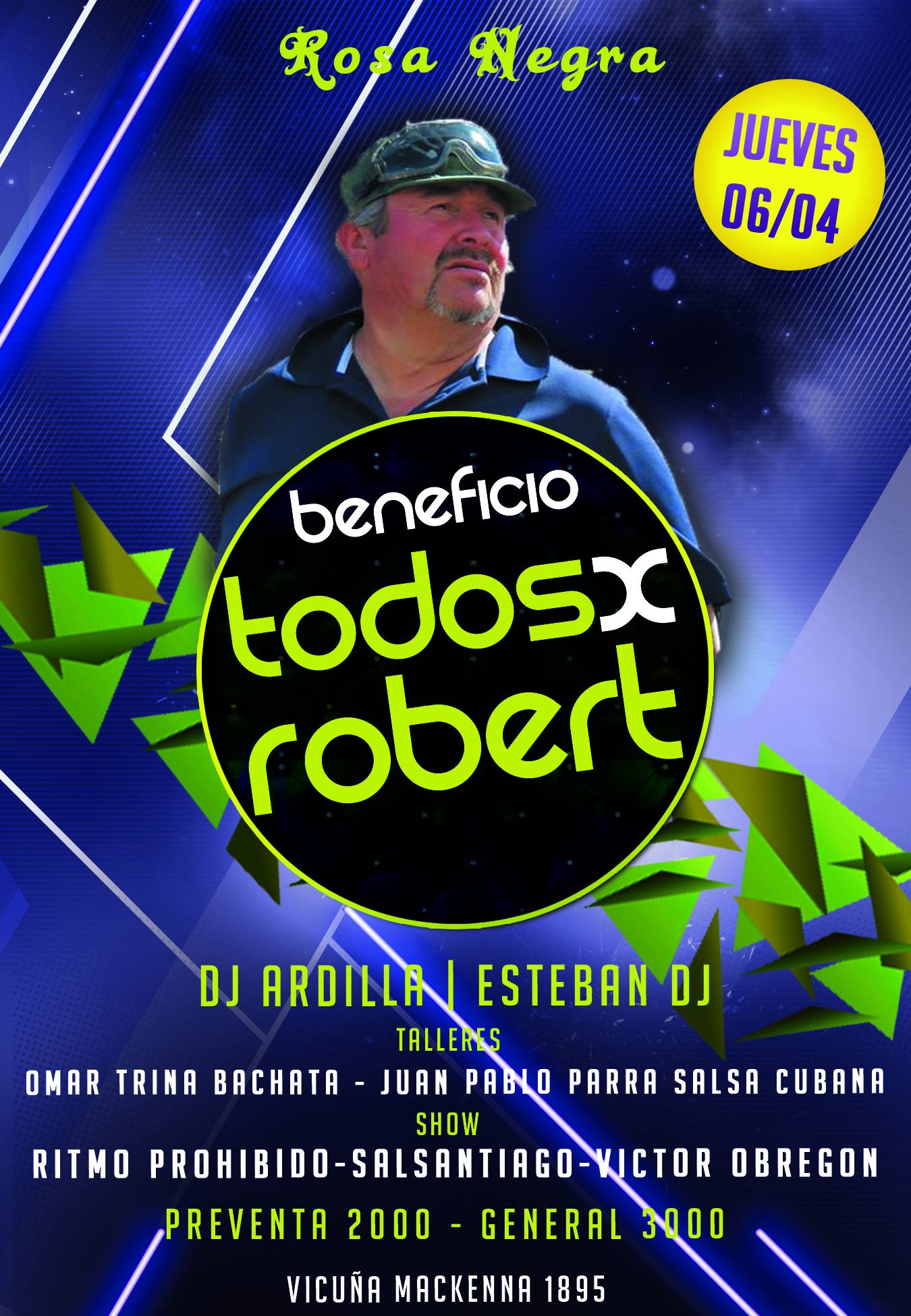 Beneficio: TODOS X Robert