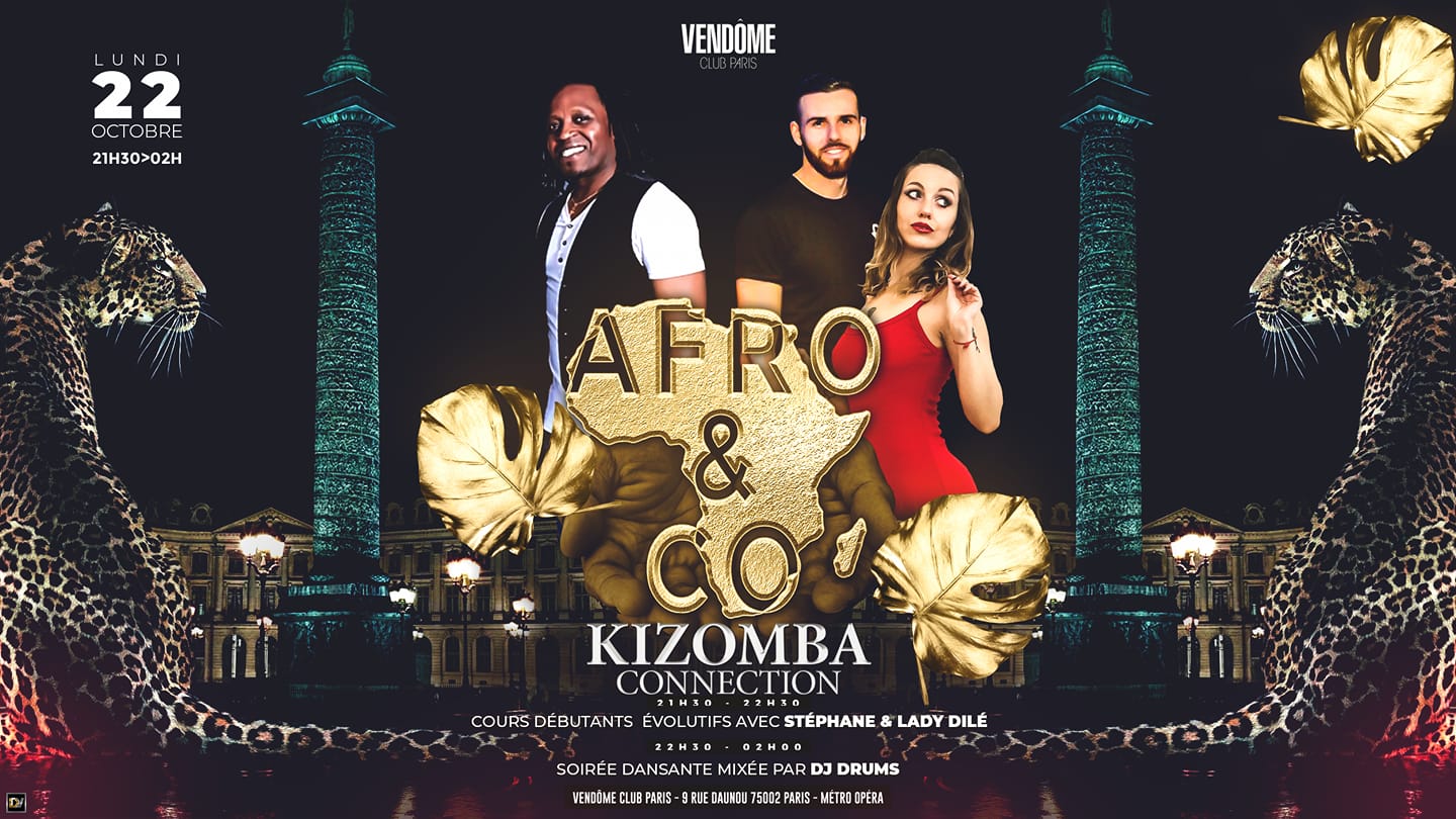 Afro&Co Kizomba Dj Drums On The Mix Workshop Stéphane &Lady Dilé