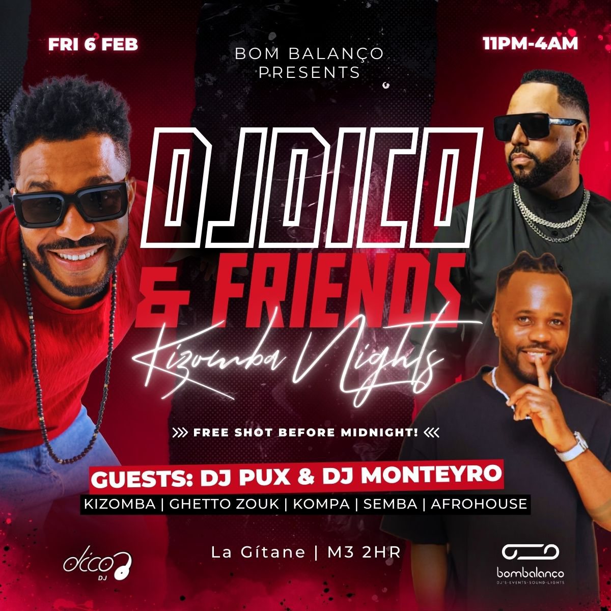 DJ DICO & FRIENDS KIZOMBA NIGHTS