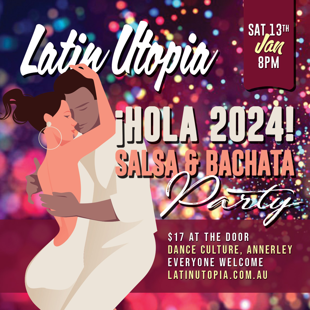 Latin Utopia Salsa & Bachata Party Hola 2024!