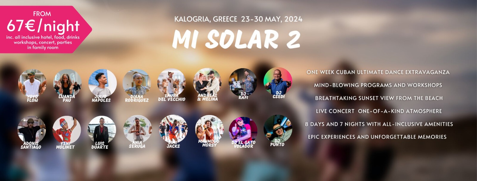 Mi Solar Cuban Salsa Festival 2024 - DJ Wasia discount group