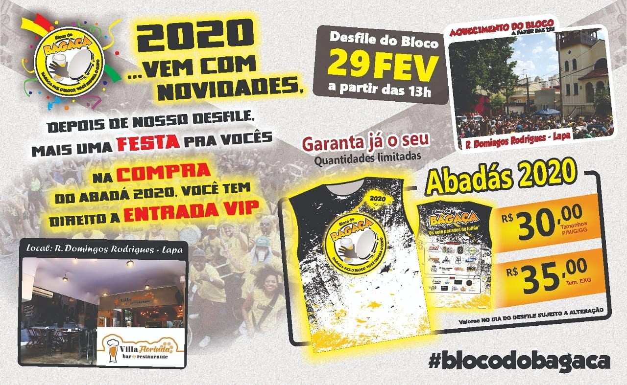 7° Desfile Oficial do Bloco do Bagaça Hoje