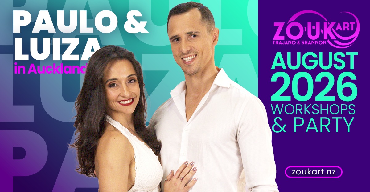 ZOUK ART WEEKENDER 1-2nd Aug 2026 - Paulo & Luisa!!!!!