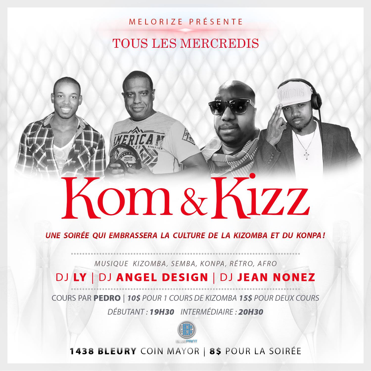 A Kom & Kizz Night au Blueprint Lounge