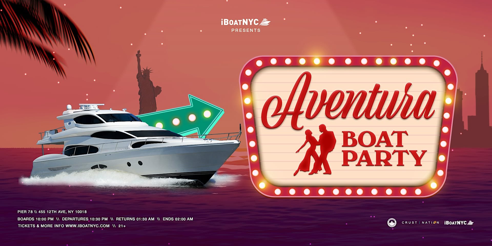 Aventura Boat Party - Bachata & Latin Yacht Cruise