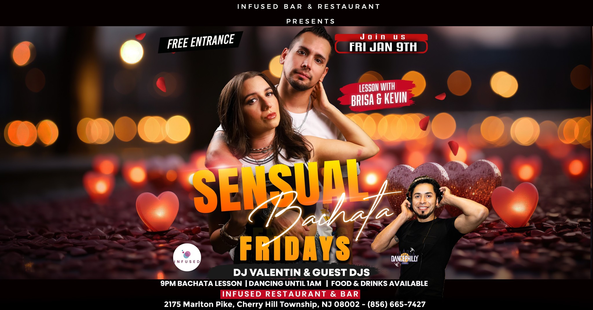 Sensual Bachata Fridays! @Infused Restaurant & Bar