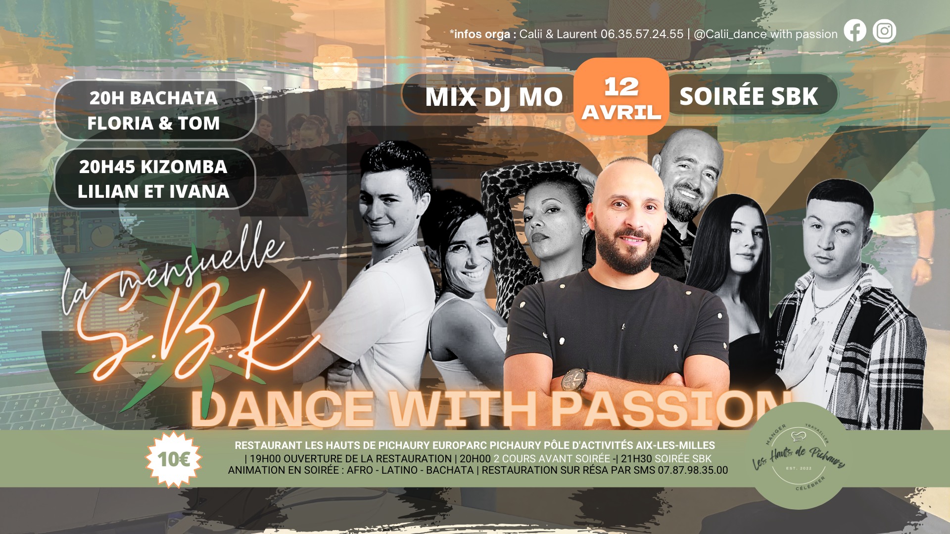La mensuelle SBK Dance with passion - vendredi 12 avril