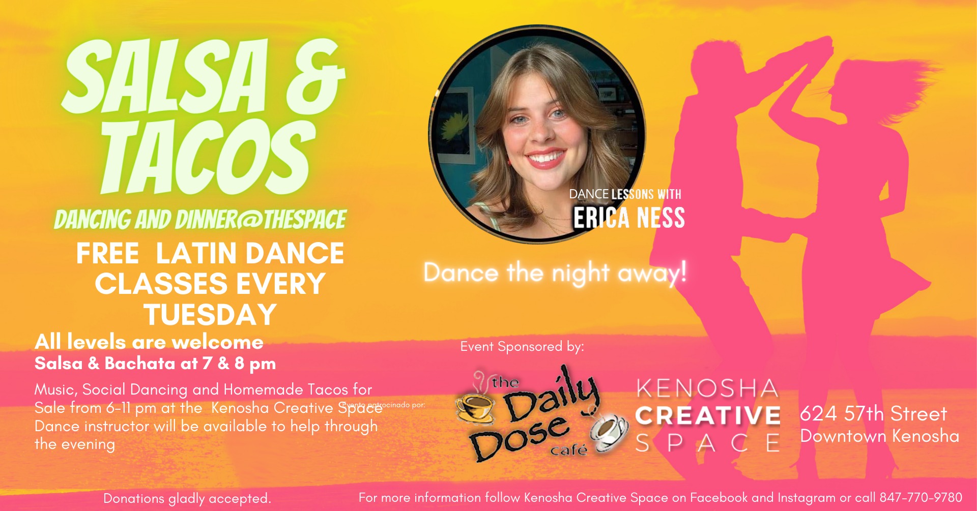 Salsa and Tacos - Dancing and Dinner at the Space