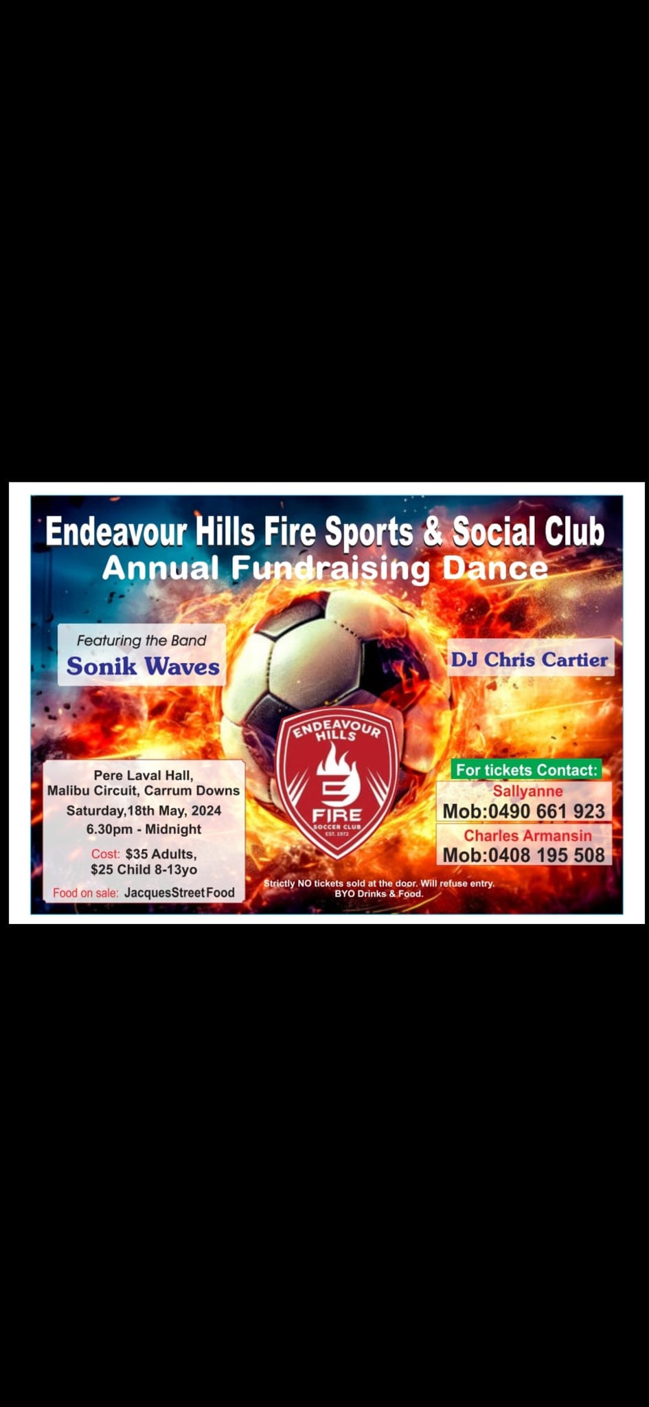 Endeavour Hills Fire Soccer Club Fundraising