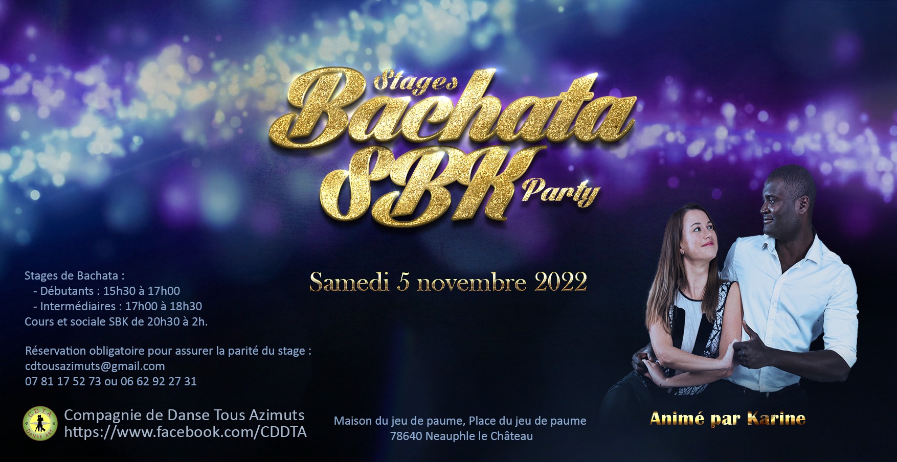 Stage, cours Bachata et soirée SBK