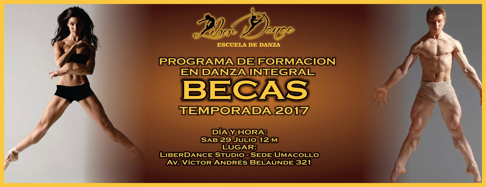 Becas Agosto 2017 - Peograma formación danza integral