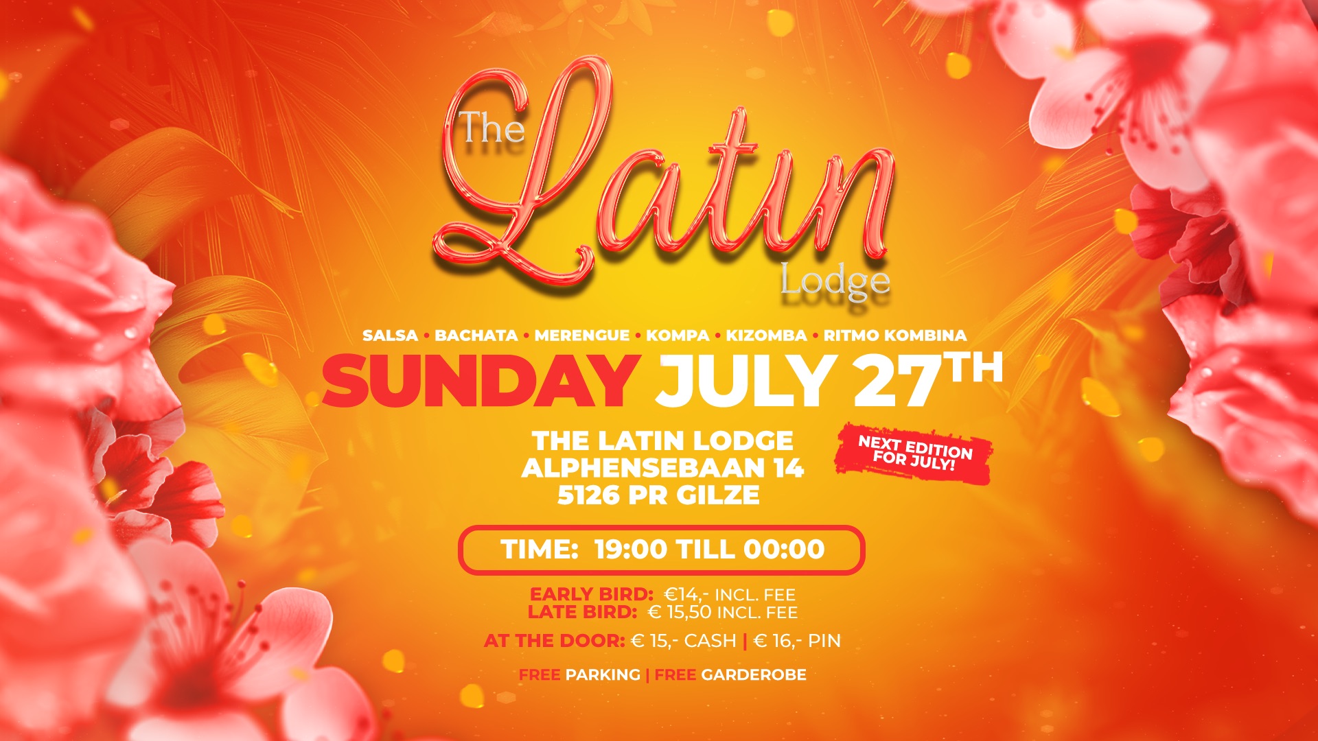 The Latin Lodge JULY 27 in GILZE