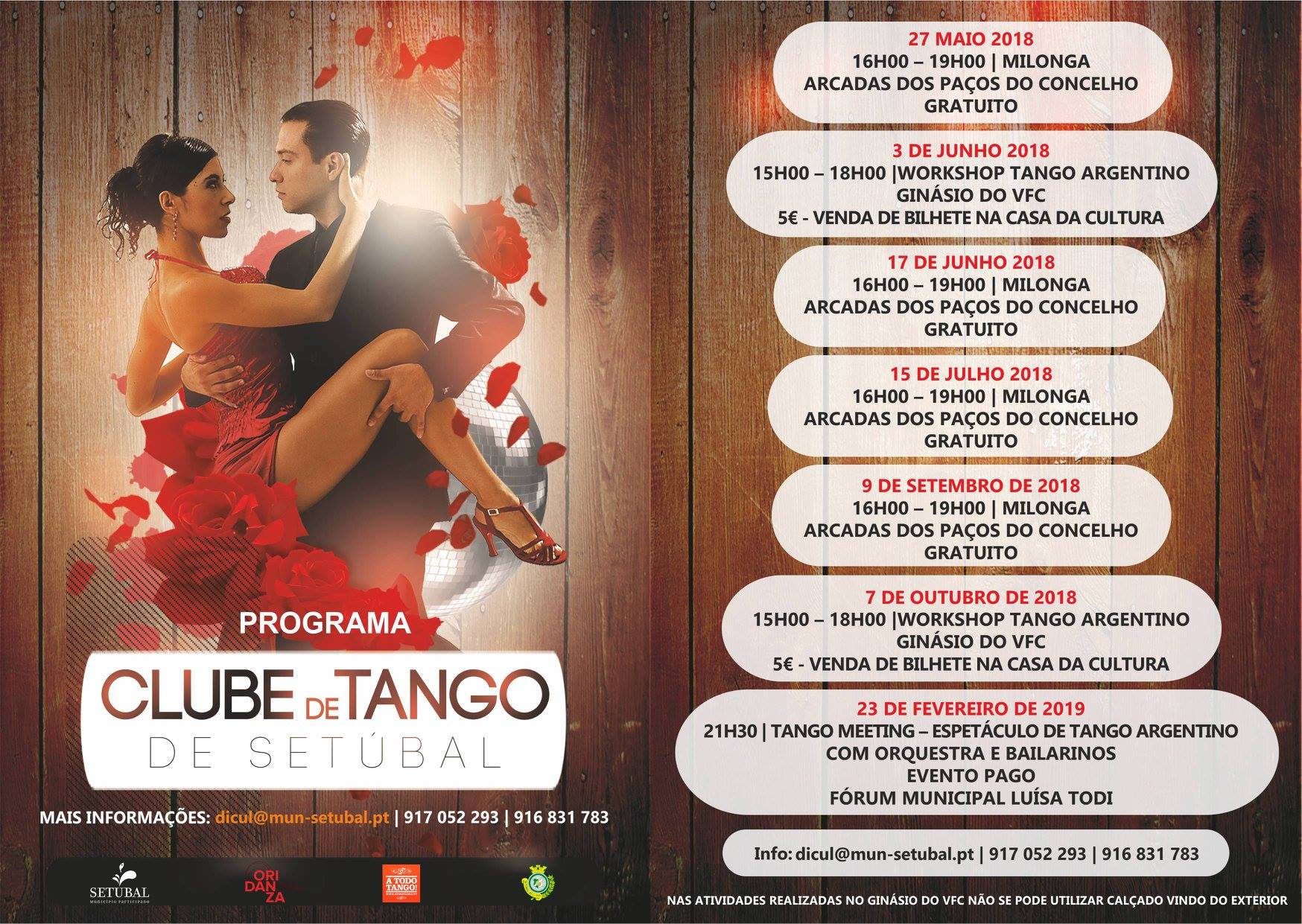 Clube de Tango de Setúbal - Milonga - 17 de junho