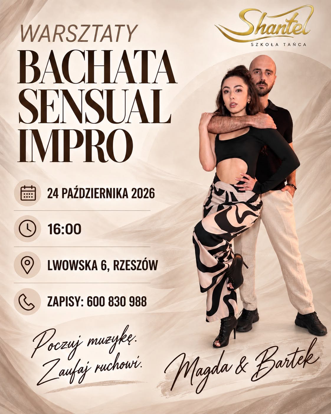 Warsztaty Bachaty Sensual Impro 24 października godz. 16:00