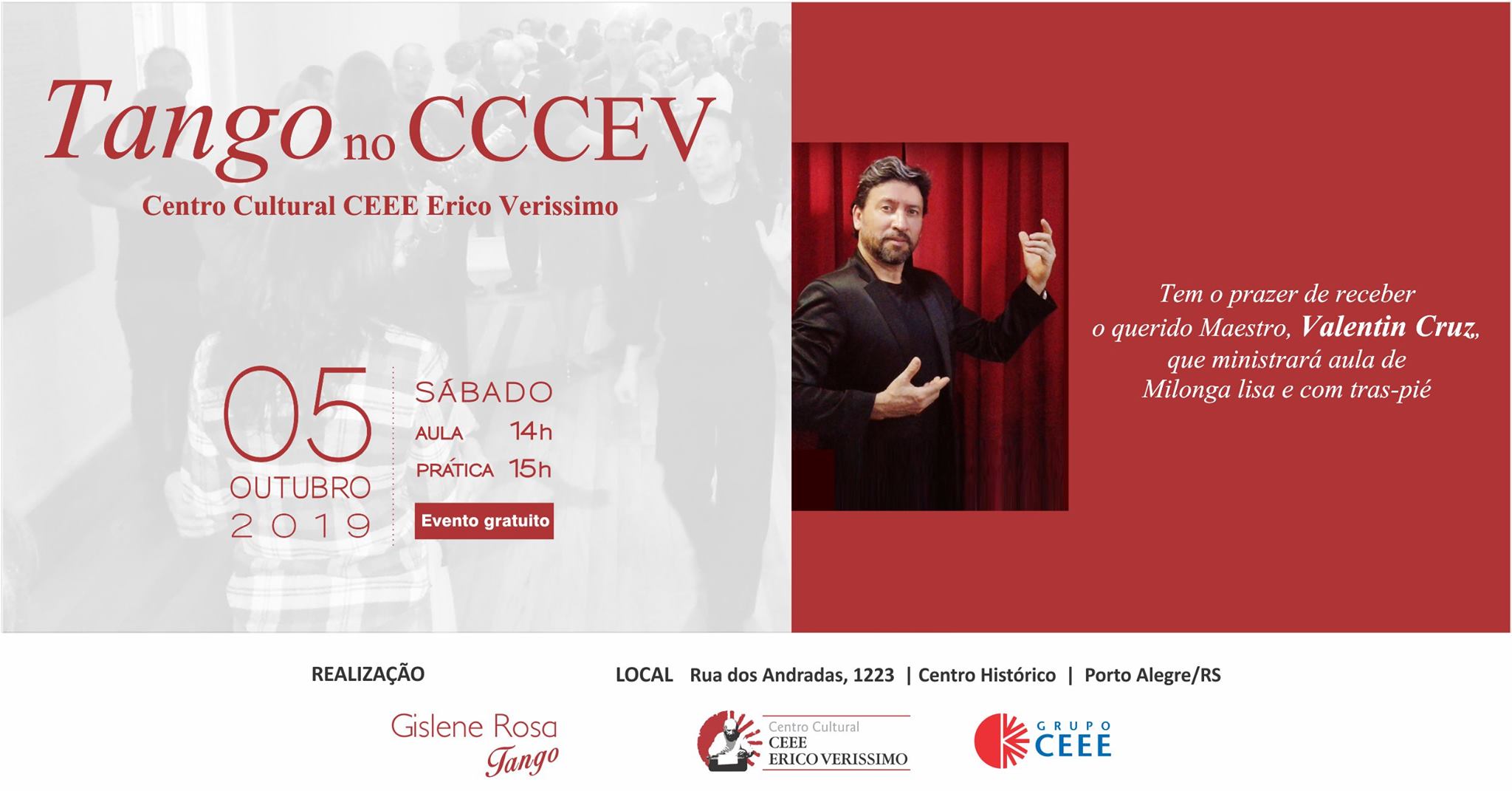 Tango no CCCEV com o Maestro Valentin Cruz