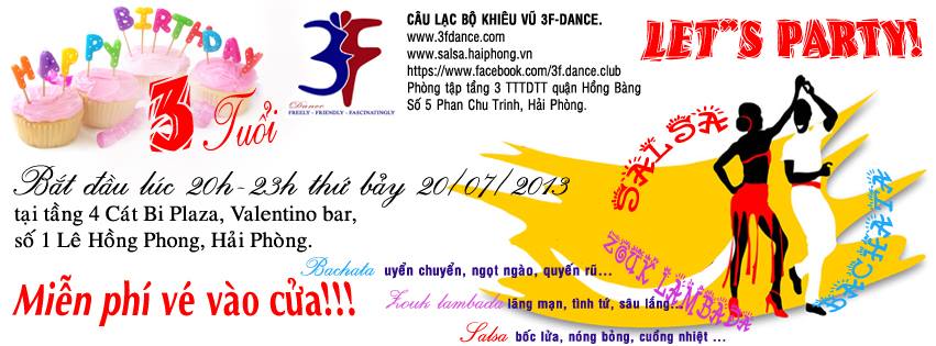 HẢi Phòng - Đêm hội cuồng nhiệt cùng khiêu vũ giao tiếp Latin thứ bảy 20 07 2013 - "Fever Night" of Social dances Latin.