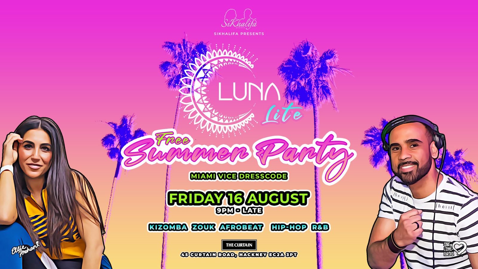 LUNA Lite - Free Summer Party - DJ Gatito & DJ Ellie Prohan