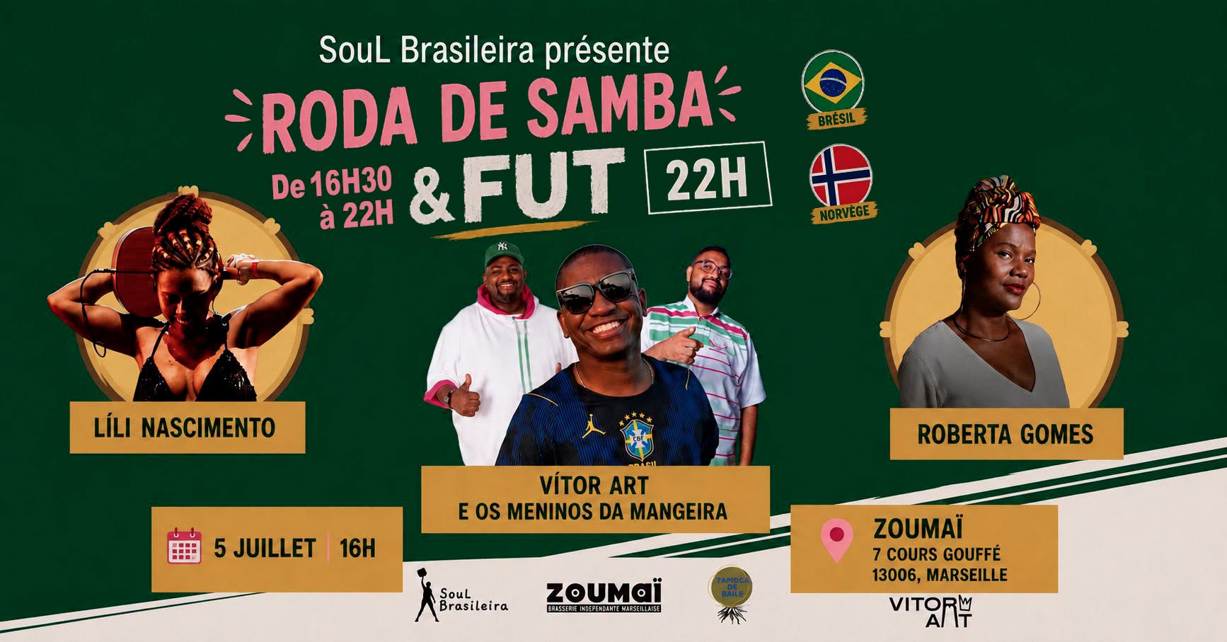 Roda de Samba - SouL Brasileira & FUT!